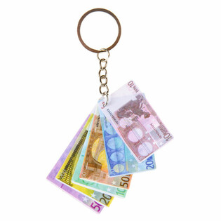 PORTA-CHAVES NOTAS DE EURO (48 un.)