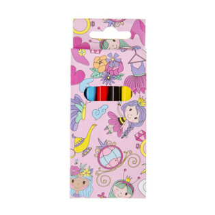 Conjunto de 6 l&aacute;pis de cor - Princesa (24 un.)