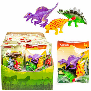 3 DINOSSAUROS NUM SACO (60 Unid.)