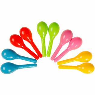 Conjunto de Maracas de Samba com 2 Pe&ccedil;as (12 unid.)