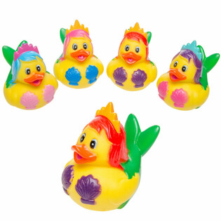 Mix de Patos de Banho Sereia - 5x5 Cm. (4 ud.)