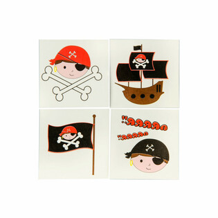TATUAGENS TEMPOR&Aacute;RIAS PIRATAS (288 un.)