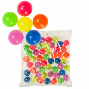 MIX BOLAS SALTITONAS CORES NEON &Oslash; 3,2 cm (50 un)