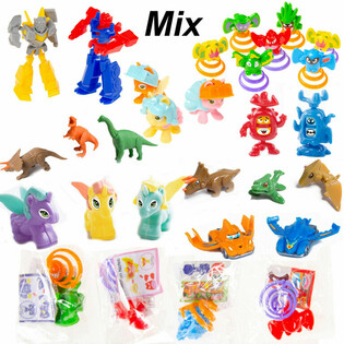 MIX DE BRINQUEDOS PARA C&Aacute;PSULAS / T&Ocirc;MBOLA (200 un.)