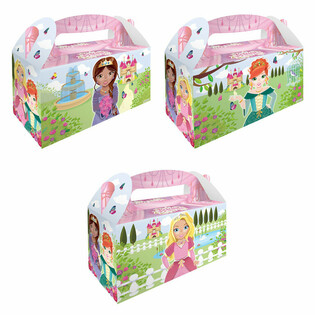 CAIXA DE MENU &ndash; PRINCESA &ndash; 22.5 x 9.5 x 18 cm (12 unid.)