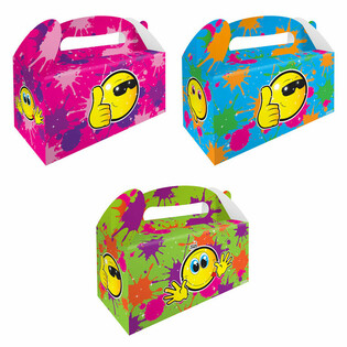 CAIXA DE MENU &ndash; SMILEY &ndash; 22.5 x 9.5 x 18 cm (12 un.)