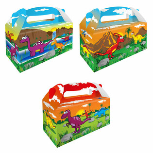 Caixa de Menu Infantil &ndash; Dinossauro &ndash; 22,5 x 9,5 x 18 cm (12 un.)