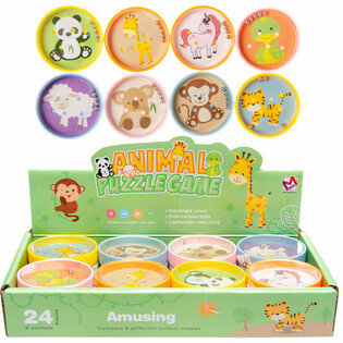 Jogos de Paci&ecirc;ncia de Animais Alegres em Display (24 un.)