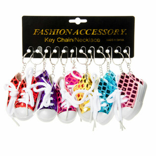 PORTA-CHAVES SAPATOS COM GLITTER (48 un.)