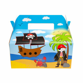 Caixa de Menu Pirata - 22.5 x 12 x 9.5 cm (24 unid.)