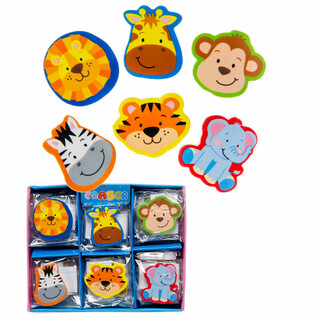 Mix de Borrachas Animais Selvagens em Expositor (36 un.)