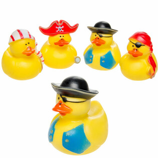 MIX PATINHOS DE BANHO PIRATA - 5x5 cm (4 unid.)