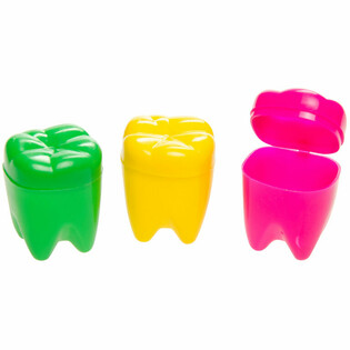 CAIXA PARA DENTES MOLAR COLORIDA (12 un.)