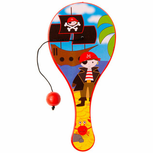RAQUETE PADDLE - PALETA COM BOLA - MODELO: PIRATA (48 un.)