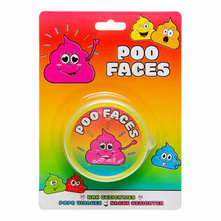 Slime Putty de Coc&oacute; Smiley em Cart&atilde;o (12 Unid.)