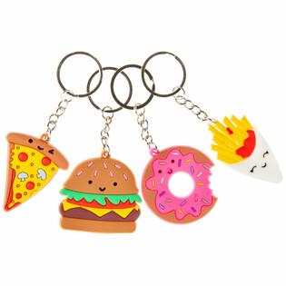 Chaveiros Mix Fast Food (48 Unid.)