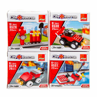 BLOCOS DE CONSTRU&Ccedil;&Atilde;O - BOMBEIROS (12 Un.)