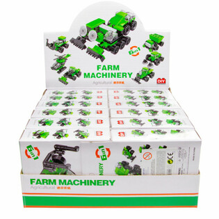 Blocos de Constru&ccedil;&atilde;o BRICKS - Ve&iacute;culos Agr&iacute;colas (12 Unid.)