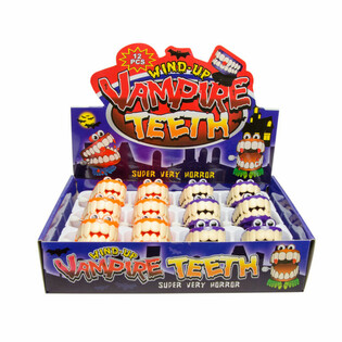 Dentadura de Vampiro de Corda em Display (12 un.)