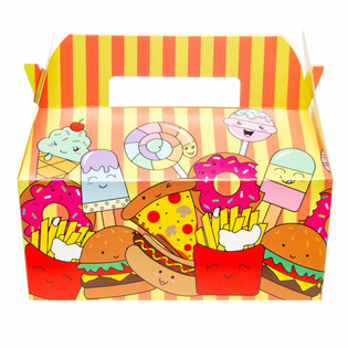 Caixas de Menu Fastfood - 22,5 x 12 x 9,5 cm (24 unidades)