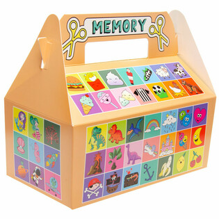 Caixas de Menu Memory Grandes - 22,5 x 12 x 9,5 cm (24 unidades)