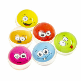 Bolas Saltitonas Smiley &Oslash; 3.2 cm (50 unidades)