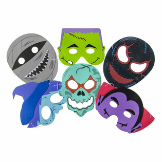 Mix de Máscaras de Espuma Assustadoras (60 unidades)