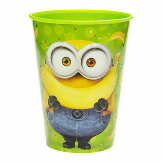 Copo Minions Banana para Bebida e Gelado - 260 ml (12 unidades)