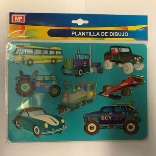 Est&ecirc;ncil de Desenho &ndash; Carros e Ve&iacute;culos (12 ud.)