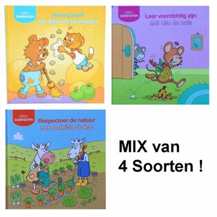 Mix de Livros Educativos Infantis - Aprender a Viver Juntos (12 unid)