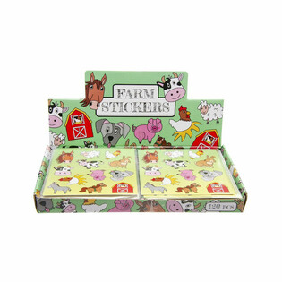 AUTOCOLANTES FUN &ndash; MODELO: ANIMAIS DA QUINTA (120 un.)