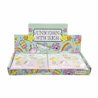 Expositor de Autocolantes Unic&oacute;rnio Fun (120 unidades)