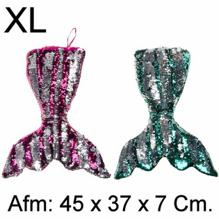 Almofada Cauda de Sereia em Peluche XL - 45 cm - Cores Mix (4 un.)