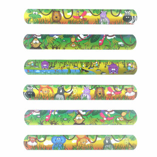 Pulseiras de Mola Animais da Selva (120 unidades)