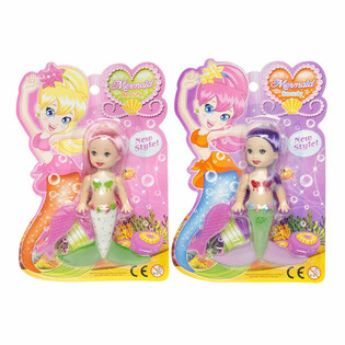 Boneca Sereia em Cart&atilde;o (12 un.)