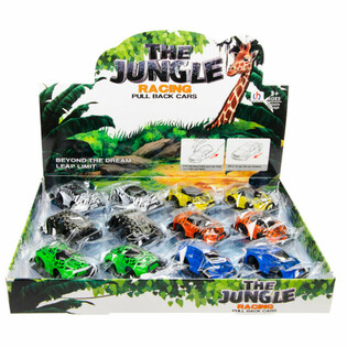 CARROS DA SELVA PULL BACK EM DISPLAY (12 unidades)