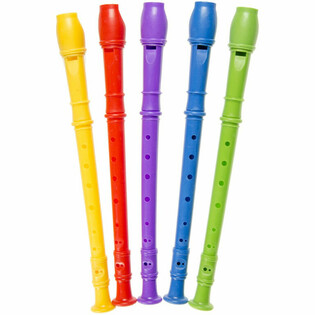 Flautas de Bisel Coloridas Grandes (24 ud.)