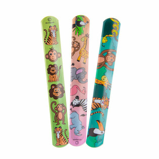 Pulseira Slap Animais Selvagens (36 un.)