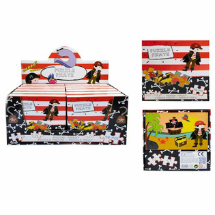 Puzzle de Piratas 48 Pe&ccedil;as - Expositor Completos (12 Unidades)