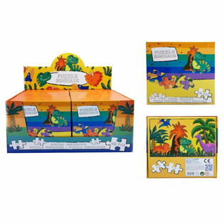 Puzzle de Dinossauro 48 Pe&ccedil;as - Expositor (12 unidades)