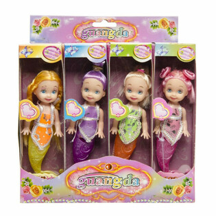 Bonecas de Sereia Pequena em Display (16 un.)