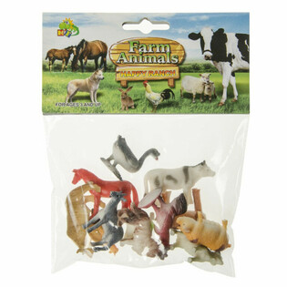 Conjunto de 12 Figuras de Animais de Quinta