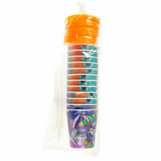 COPO COM PALHINHA SPACE - COPO DE SUMO/GELADO (12 unid.)