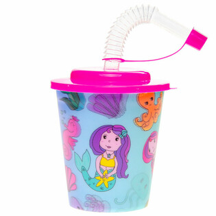 COPO DE BEBER / COPO DE GELADO COM PALHINHA – SEREIA (12 un.)