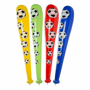 BAST&Atilde;O INSUFL&Aacute;VEL GRANDE DE FUTEBOL, 84CM (12 un.)