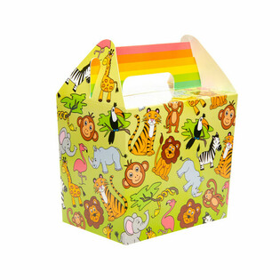 Caixas de Menu / Caixas de Brinde Animais da Selva (12 unidades)