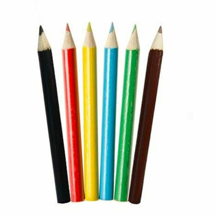 Conjunto de 6 L&aacute;pis de Cor para Rapazes