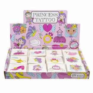 Tatuagens de Princesas Fun - Expositor de 48 Pacotes
