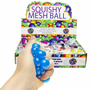 BOLA SQUISHY - Di&acirc;metro: 5 CM - CORES VIVAS MIX NO DISPLAY (24 ud.)