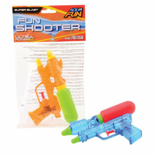 AQUA FUN - PISTOLAS DE &Aacute;GUA, 16 Cm. - CART&Atilde;O HEADER (12 un.)